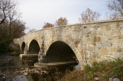Roxbury Mills Bridge (detail) image. Click for full size.