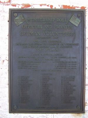 German Volunteers Marker image. Click for full size.