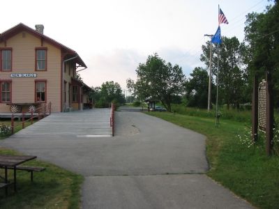 New Glarus and Marker. Click for full size. New Glarus and Marker image. Click for full size.