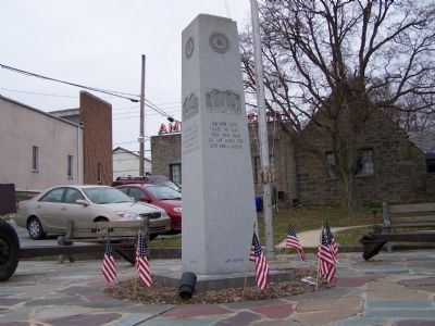 American Legion Monument Marker. Click for full size. American Legion Monument Marker image. Click for full size.