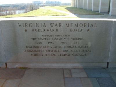Virginia War Memorial Marker image. Click for full size.