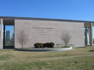 Virginia War Memorial Marker image. Click for full size.