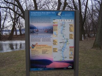 Susquehanna River Water Trail Marker image. Click for full size.