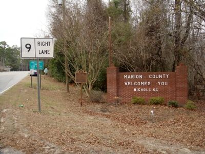 Drowning Creek Marker. Click for full size. Drowning Creek Marker image. Click for full size.