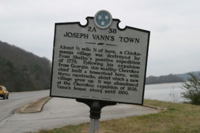 Joseph Vann's Town Marker image. Click for full size.