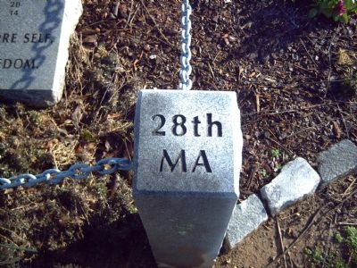 28th Massachusetts (Irish Brigade) Marker. Click for full size. 28th Massachusetts (Irish Brigade) Marker image. Click for full size.