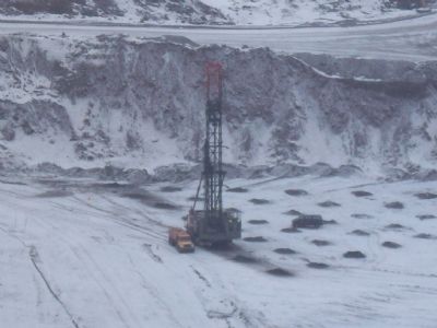 Drilling Blast Holes. Click for full size. Drilling Blast Holes image. Click for full size.