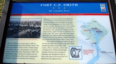 Fort C.F. Smith Civil War Trails Marker. Click for full size. Fort C.F. Smith Civil War Trails Marker image. Click for full size.