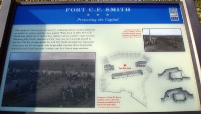 Fort C.F. Smith Civil War Trails Marker image. Click for full size.