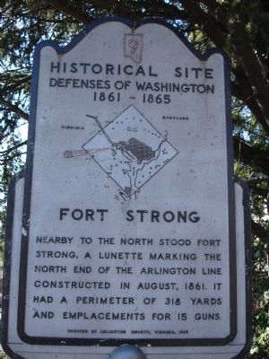 Fort Strong Marker image. Click for full size.