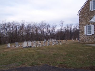 Older portion of Boehm's Cemetery image. Click for full size.