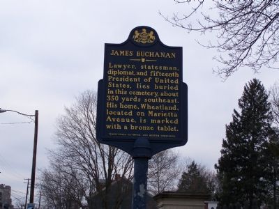 James Buchanan Marker. Click for full size. James Buchanan Marker image. Click for full size.