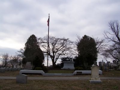 Full view of grave site.. Click for full size. Full view of grave site. image. Click for full size.