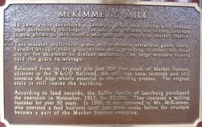 McKimmey's Mill Marker image. Click for full size.