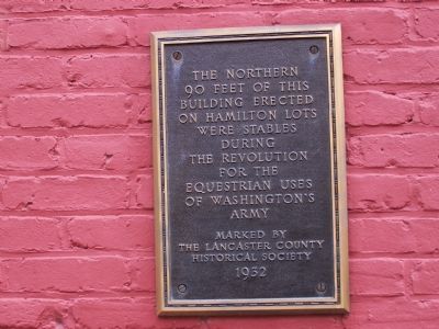 Historic Plaque on Building. Click for full size. Historic Plaque on Building image. Click for full size.