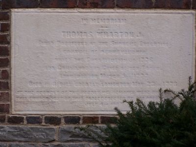 Thomas Wharton Grave. Click for full size. Thomas Wharton Grave image. Click for full size.