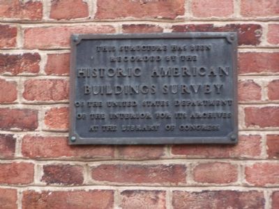 Historic American Building Survey. Click for full size. Historic American Building Survey image. Click for full size.