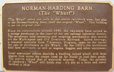 Norman-Harding Barn Marker image. Click for full size.