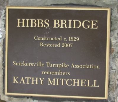 Hibbs Bridge Marker image. Click for full size.