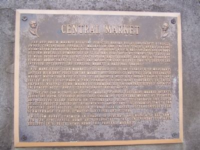 Central Market Marker image. Click for full size.