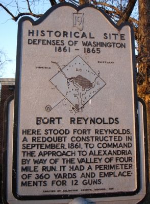 Fort Reynolds Marker. Click for full size. Fort Reynolds Marker image. Click for full size.