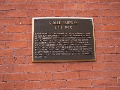 S. Dale Kaufman Marker. Click for full size. S. Dale Kaufman Marker image. Click for full size.