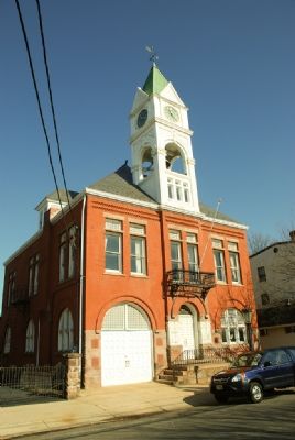 Clock Tower on Former Bordentown, NJ City Hall image. Click for full size.