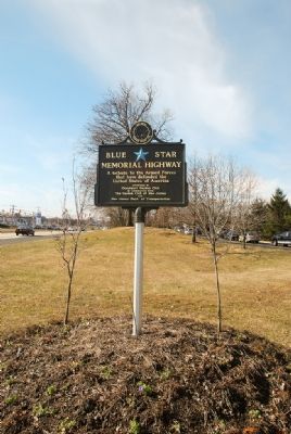 Another Blue Star Highway marker located in Tinton Falls, New Jersey image. Click for full size.