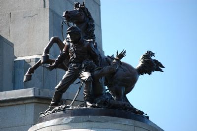 Abraham Lincoln's Tomb: The Cavalry Group image. Click for full size.