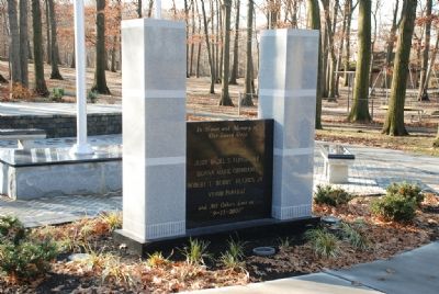 Sayreville 9-11 Memorial Marker. Click for full size. Sayreville 9-11 Memorial Marker image. Click for full size.