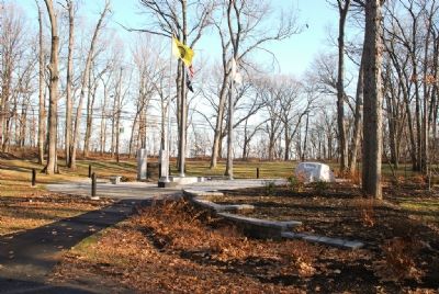 Marker as seen from the parking area. Click for full size. Marker as seen from the parking area image. Click for full size.