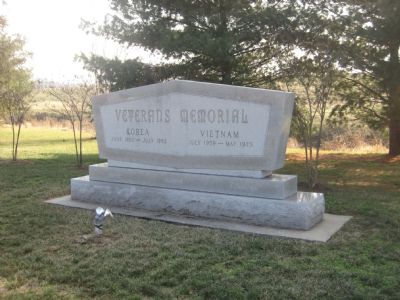 Veterans Memorial Marker. Click for full size. Veterans Memorial Marker image. Click for full size.