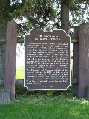 The Orchards of Door County Marker image. Click for full size.