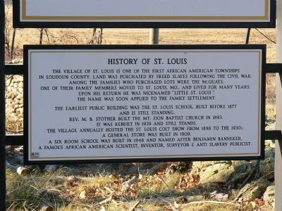History of St. Louis Historical Marker