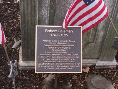 Robert Coleman Marker image. Click for full size.