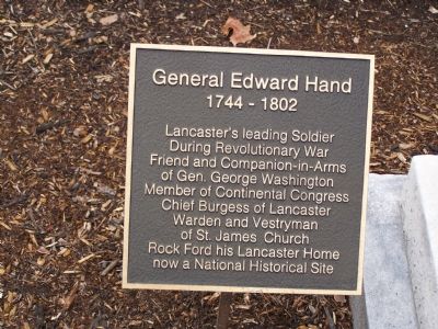 General Edward Hand Marker image. Click for full size.