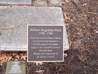 William Augustus Atlee Marker image. Click for full size.
