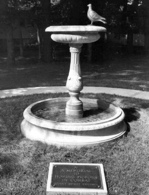 Tribute to Combat Pigeons Marker. Click for full size. Tribute to Combat Pigeons Marker image. Click for full size.