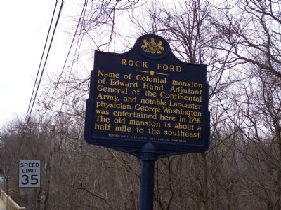 Rock Ford Marker image. Click for full size.