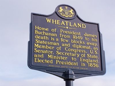Wheatland Marker image. Click for full size.