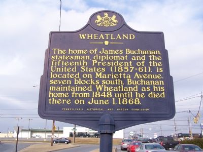 Wheatland Marker image. Click for full size.