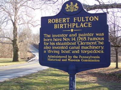 Robert Fulton Birthplace Marker image. Click for full size.