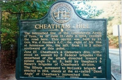 Cheatam Hill Marker image. Click for full size.
