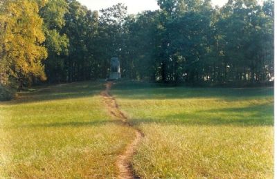 Illinois monument stands at the so-called "Dead Angle" of Cheatham's intrenched line.. Click for full size. Illinois monument stands at the so-called "Dead Angle" of Cheatham's intrenched line. image. Click for full size.