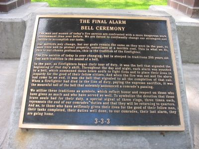 The Final Alarm Bell Ceremony image. Click for full size.
