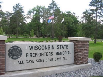 Wisconsin State Firefighters Memorial. Click for full size. Wisconsin State Firefighters Memorial image. Click for full size.
