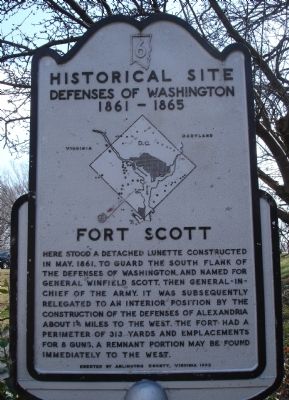 Fort Scott Marker image. Click for full size.