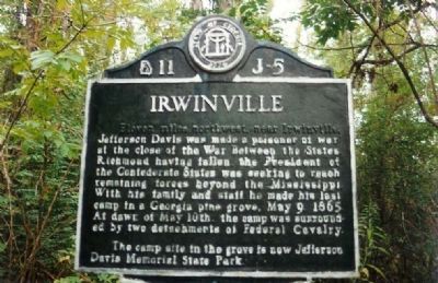 Irwinville Marker image. Click for full size.