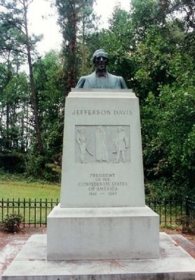 Jefferson Davis Marker. Click for full size. Jefferson Davis Marker image. Click for full size.