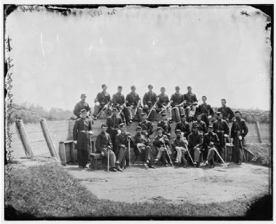 Officers at Fort Craig. Click for full size. Officers at Fort Craig image. Click for full size.